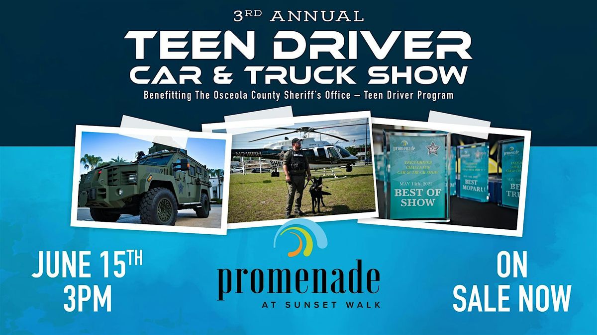 Promenade 3rd Annual Teen Driver Car & Truck Show - June 15th / 3PM ...
