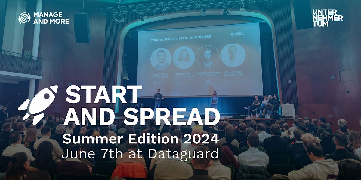 Start and Spread Summer 2024 - powered by Manage and More