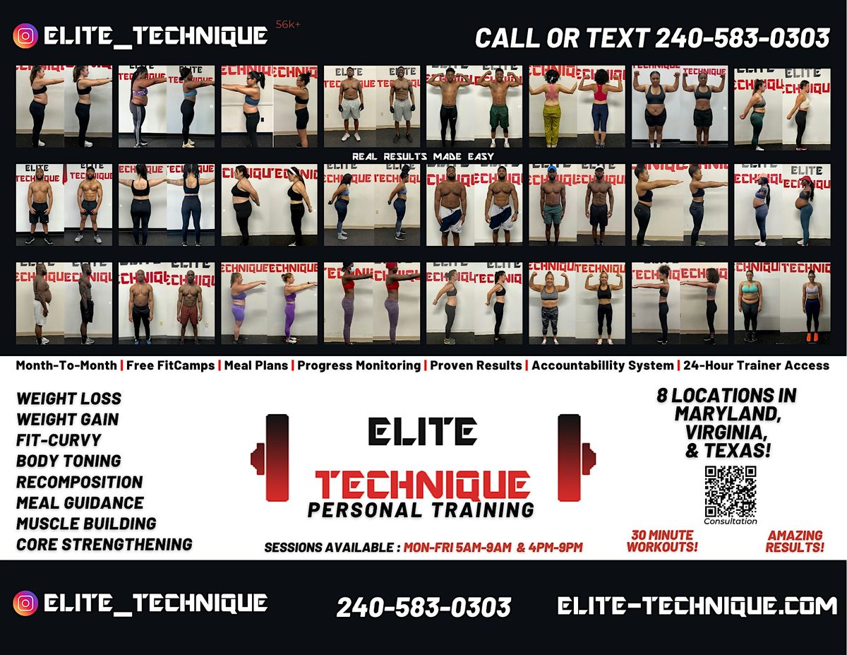 BELTSVILLE, MD ELITE TECHNIQUE FIT CAMP