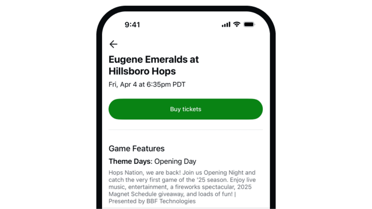 Eugene Emeralds at Hillsboro Hops