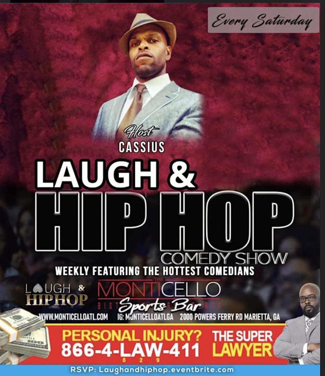ATLANTA COMEDY SHOW LIVE @ MONTICELLO