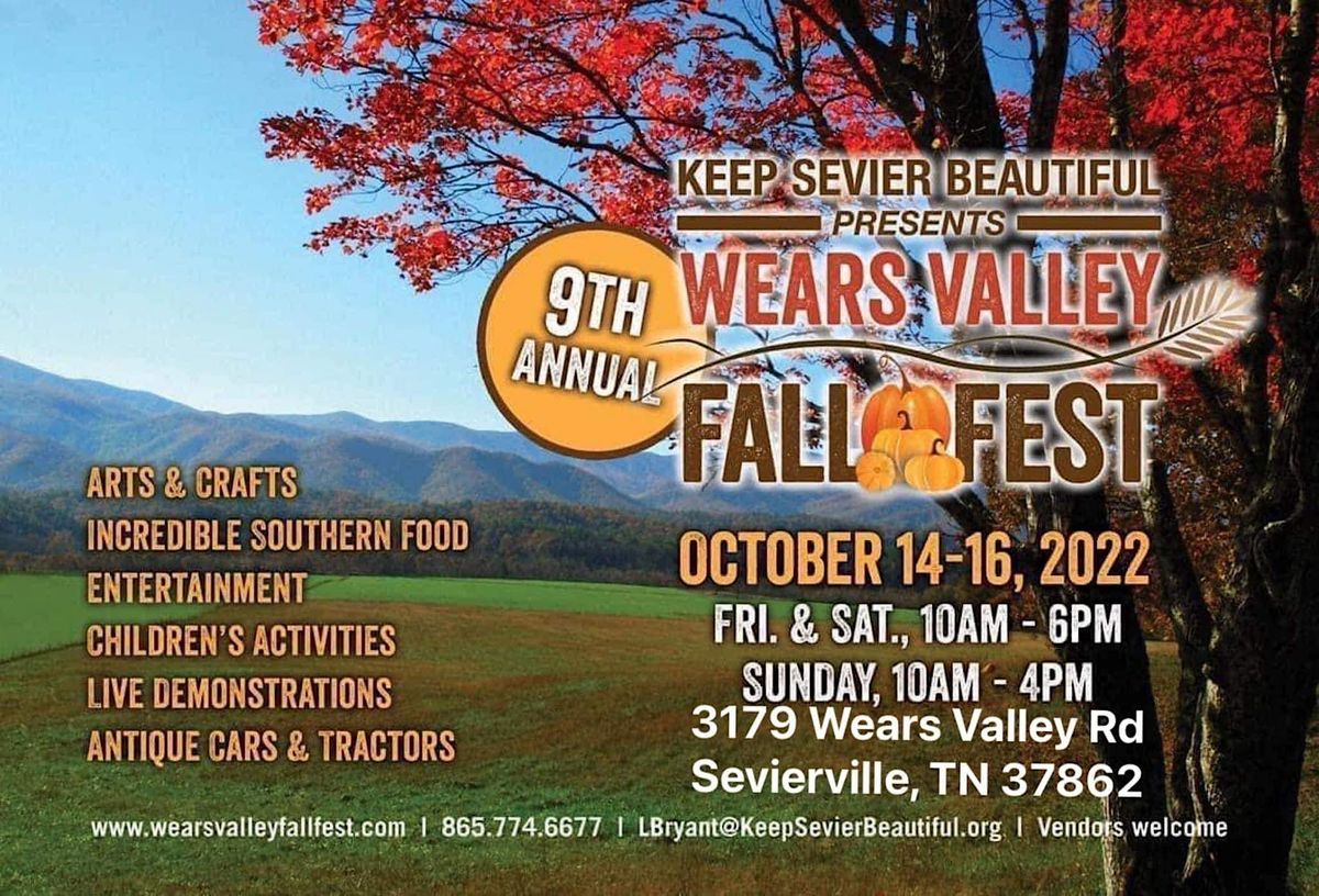 Wears Valley Fall Fest 2022 Wears Valley Fall Fest, Sevierville, TN