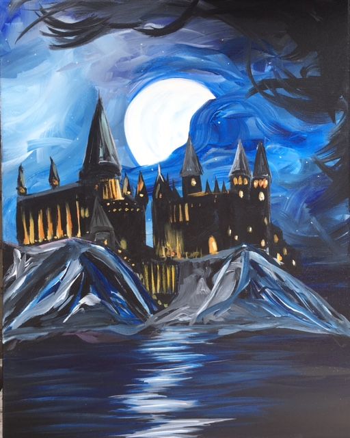 Hogwarts Harry Potter Paint Party | Paint N Cheers, Oklahoma City, OK ...