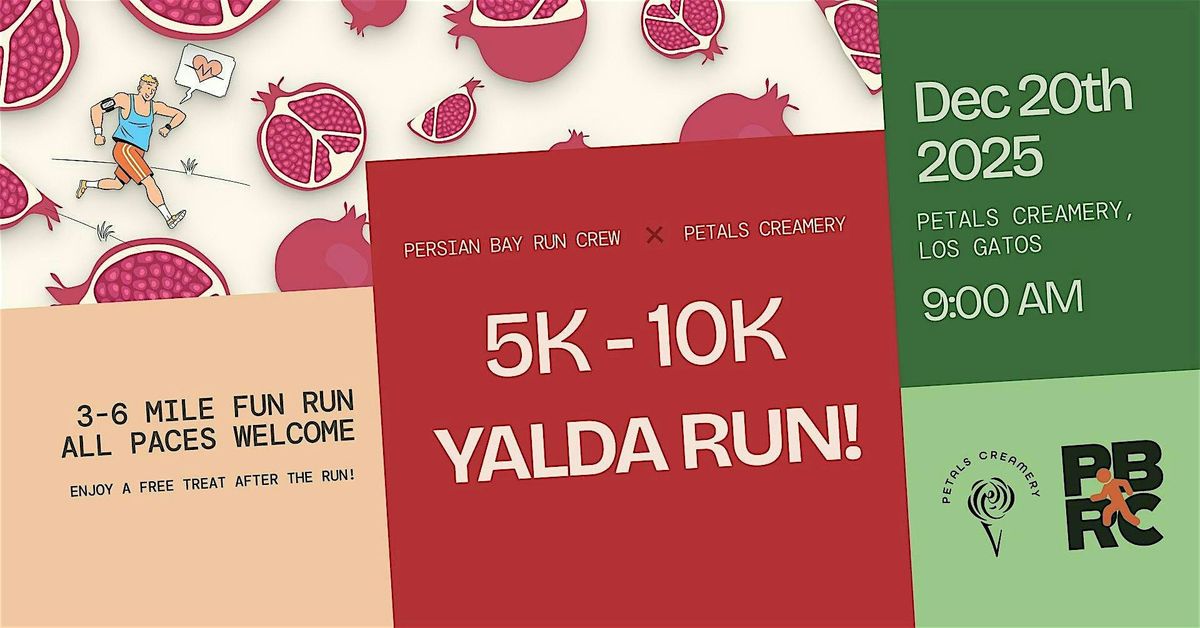 Persian Bay Run Crew: Yalda 5K & 10K Social Run (3 Mile & 6 Mile)