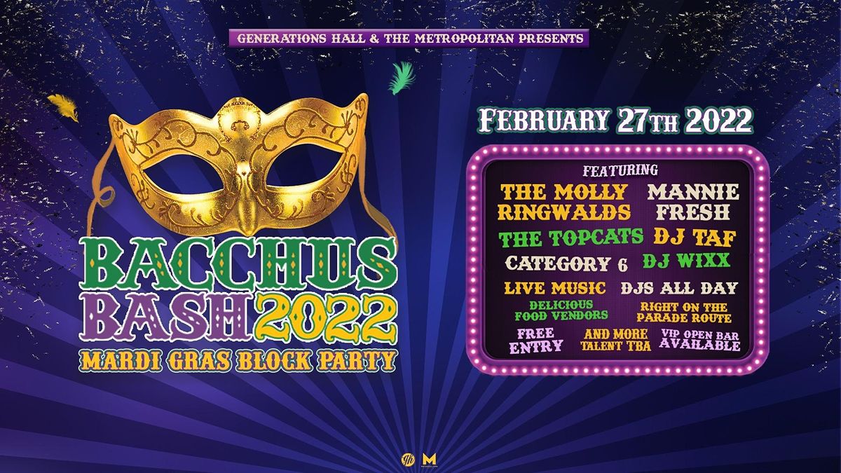 BACCHUS BASH 2022
