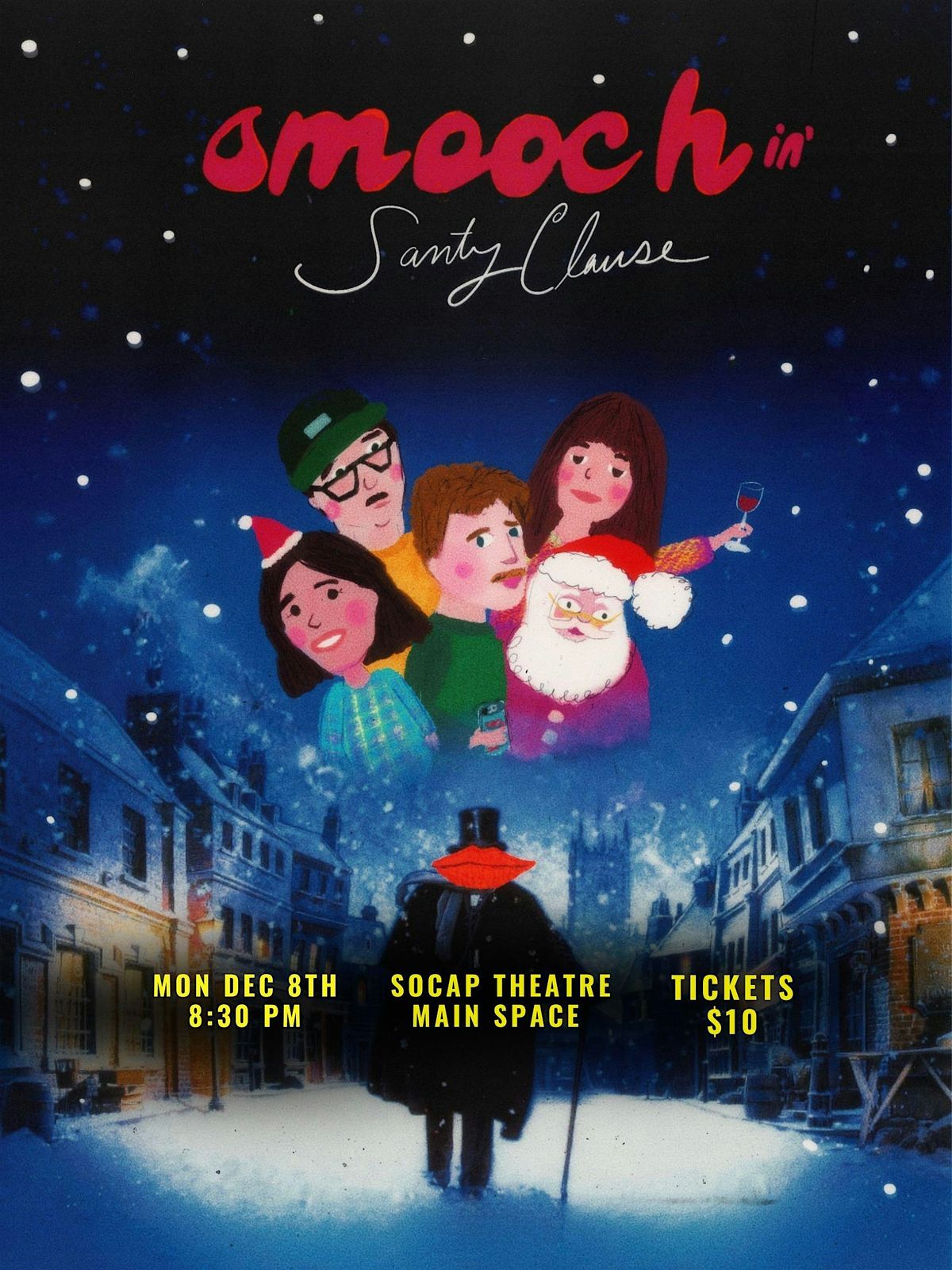 I Saw Momma SMOOCHIN' Santy Clause