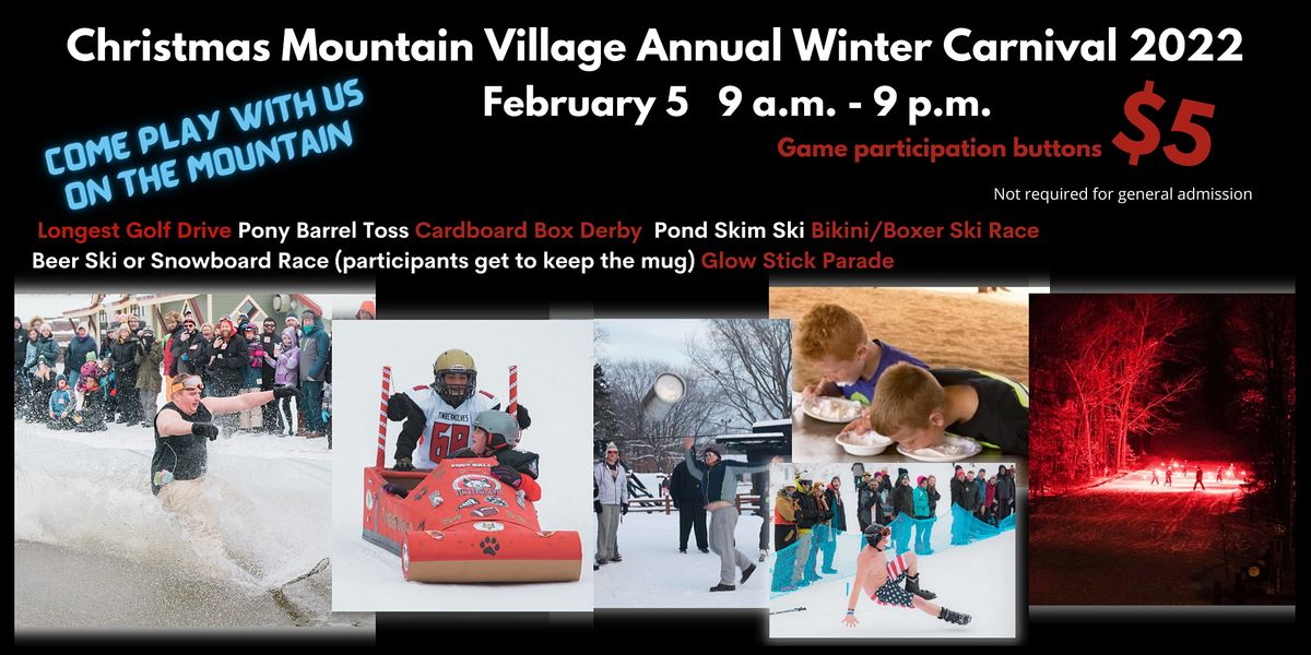 Christmas Mountain 2022 Winter Carnival 2022 At Christmas Mountain Village | Bluegreen Vacations Christmas  Mountain Village, An Ascend Resort, Wisconsin Dells, Wi | February 5, 2022