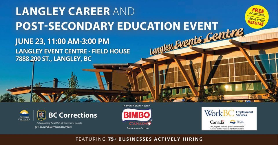 Black Press Education and Career Fair Langley Langley Events Centre