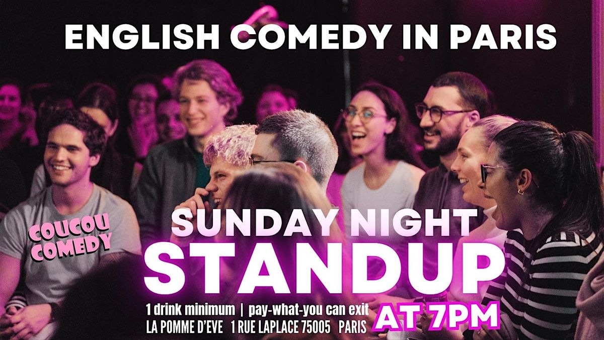 English Comedy in Paris - Sunday Night Stand Up