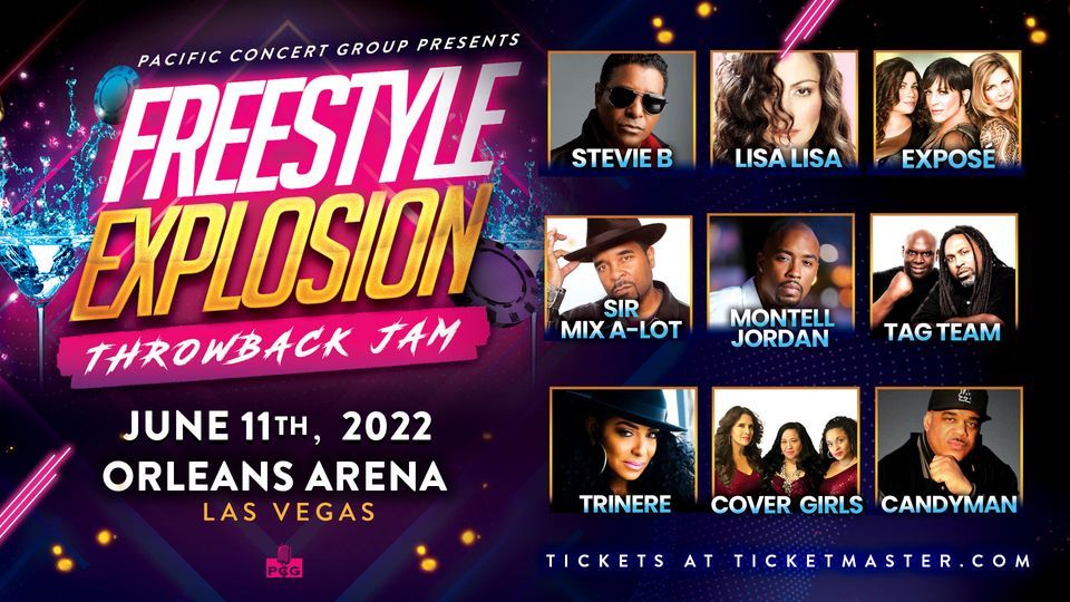 Freestyle Explosion Concert Freestyle Explosion Throwback Jam | 4500 W Tropicana Ave, Las Vegas, NV ...