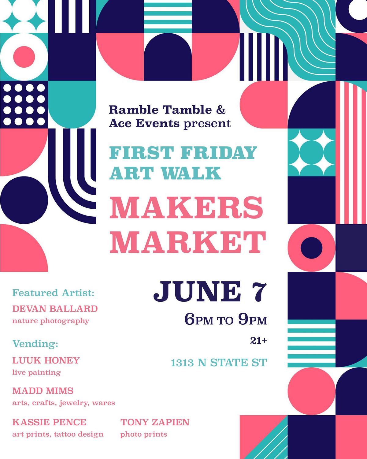 First Friday Art Walk Makers Market | 1313 N State St., Bellingham, WA ...