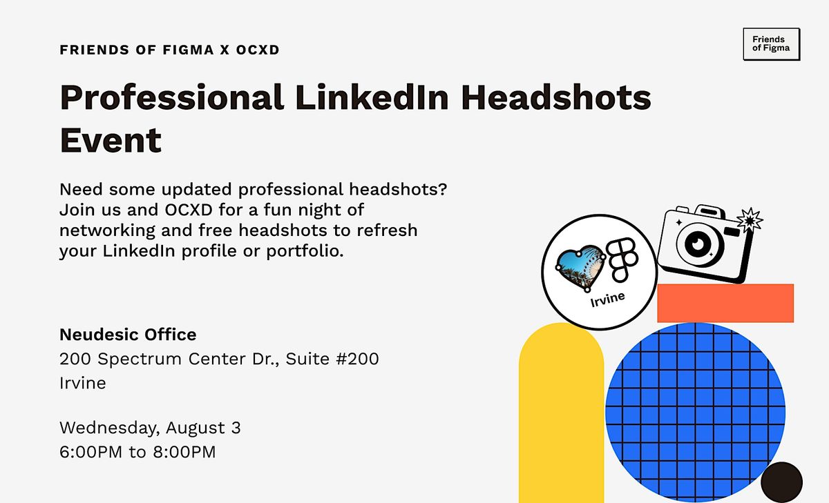 Free Professional LinkedIn Headshots + UX Design Social