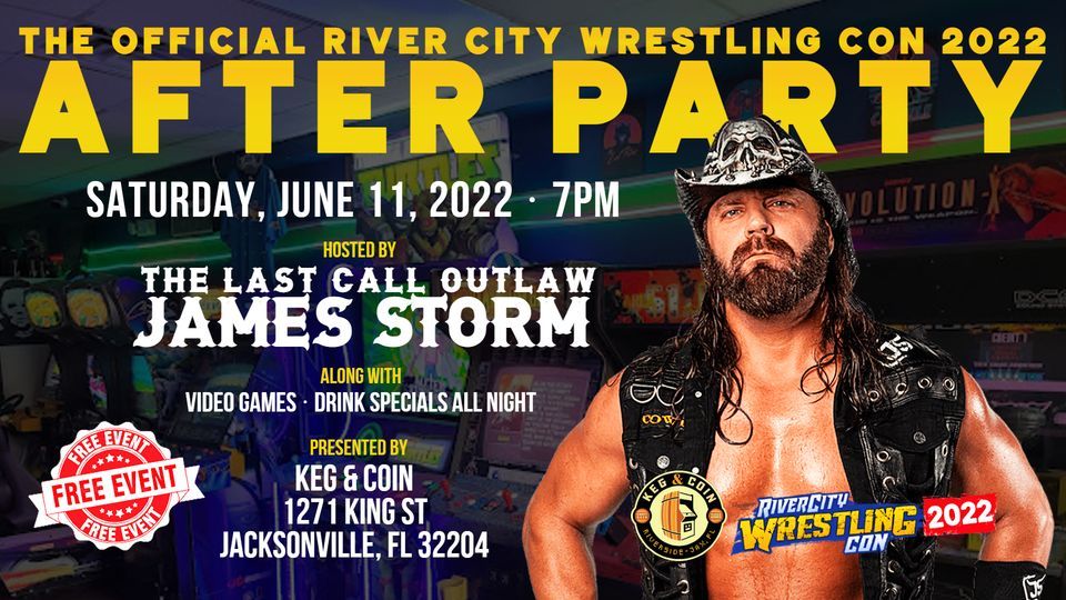 Official River City Wrestling Con 2022 After Party Keg & Coin