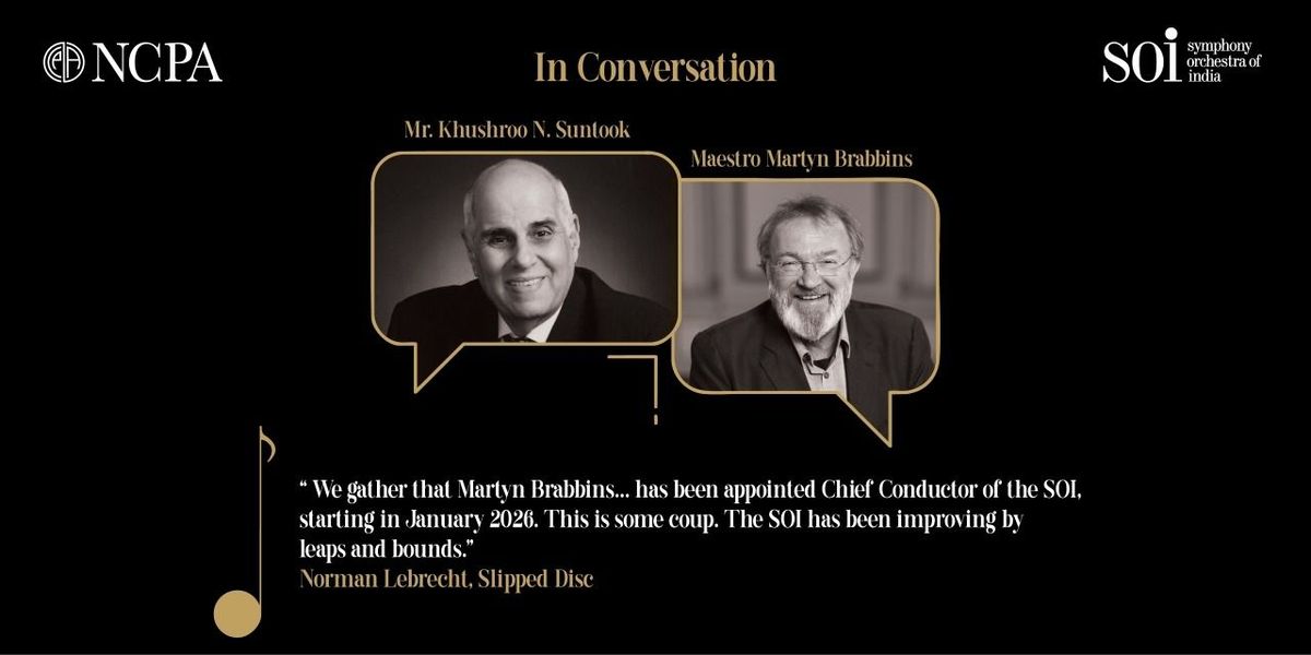 An evening with Khushroo Suntook & Martyn Brabbins