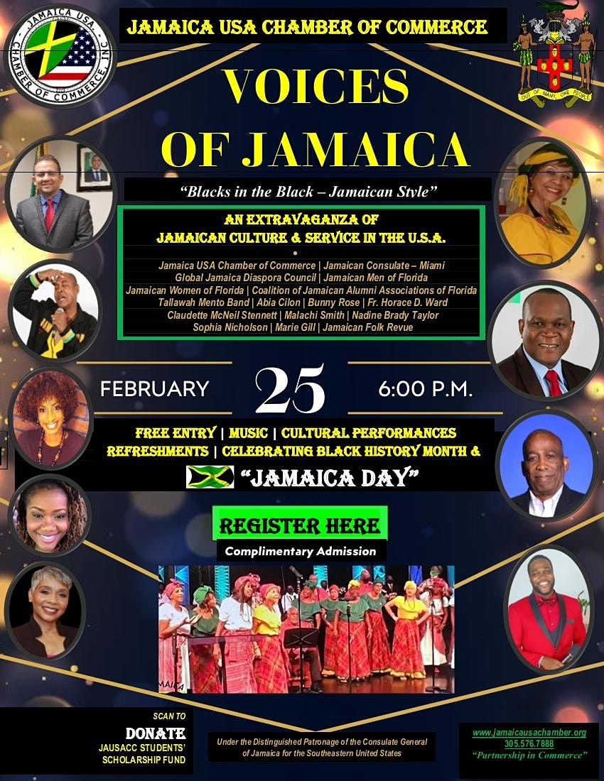 Voices of Jamaica 2022 - “Blacks in the Black – Jamaican Style” | Holy