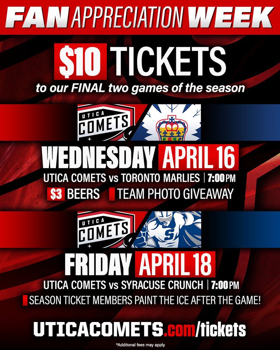 Utica Comets at Syracuse Crunch at Upstate Medical University Arena at Oncenter