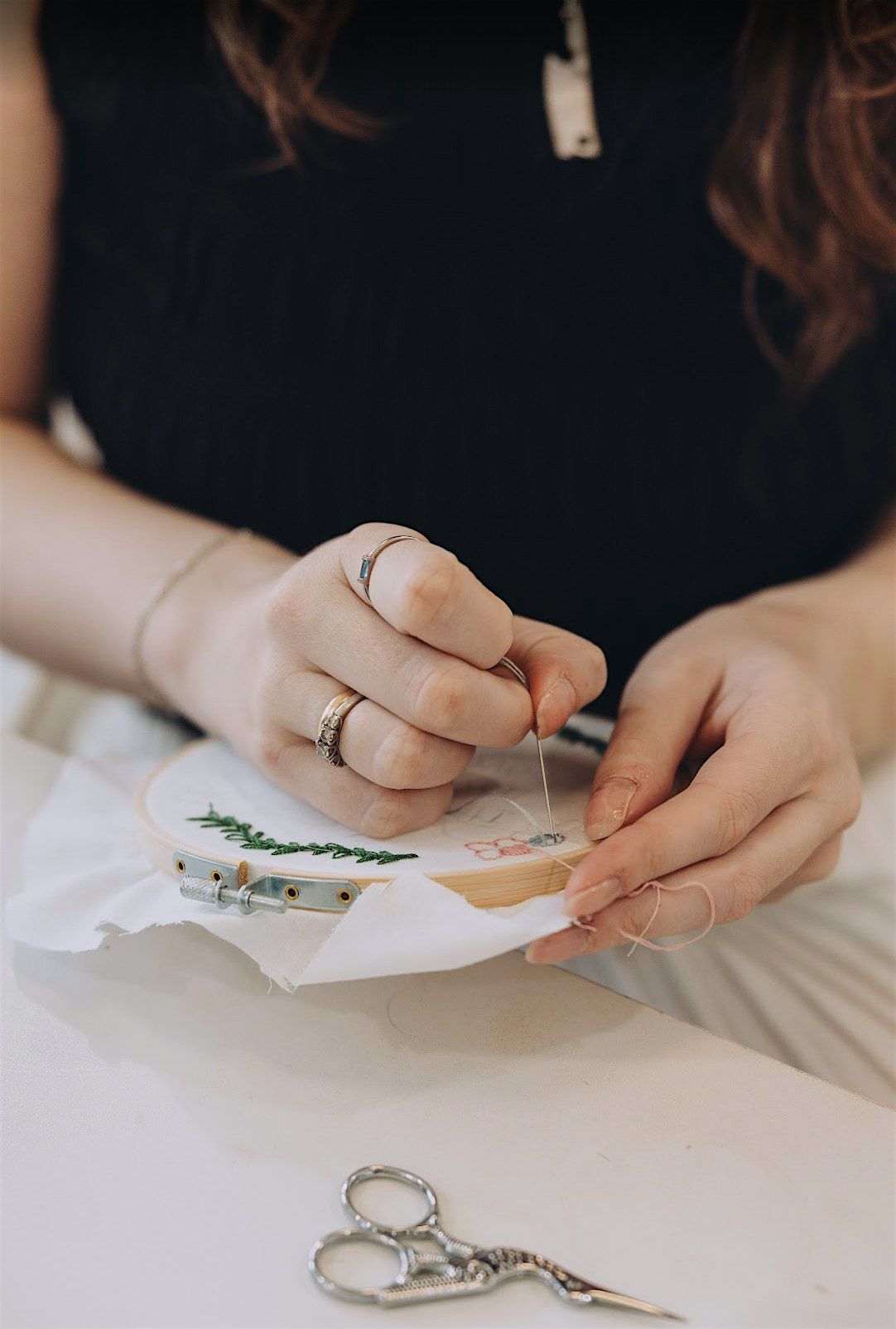 Sassy Embroidery for Beginners: A Sip & Stitch Workshop