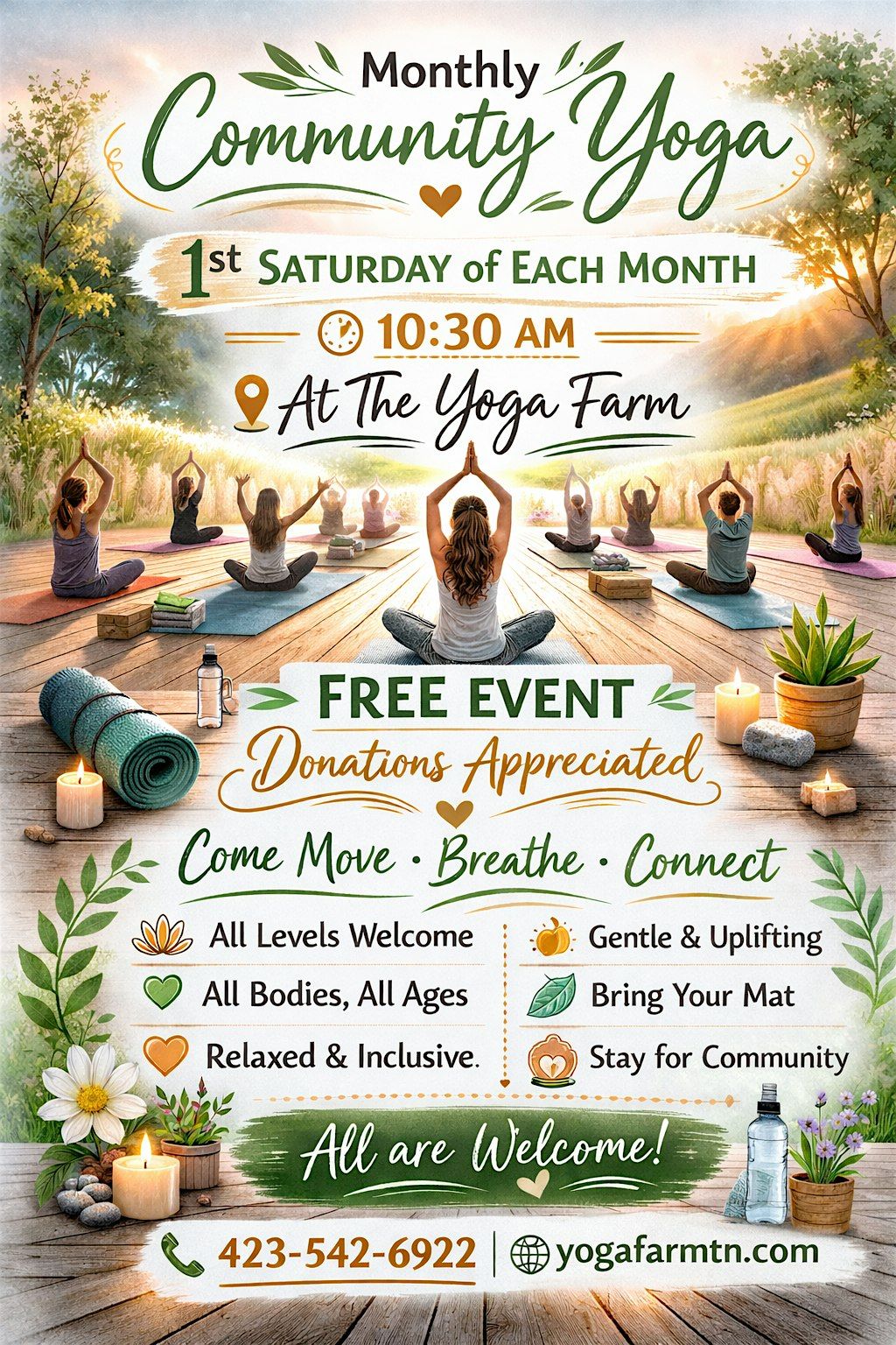 Monthly Community Yoga
