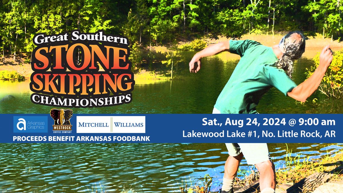 Great Southern Stone Skipping Championships 2024 Lake 1 Lakewood