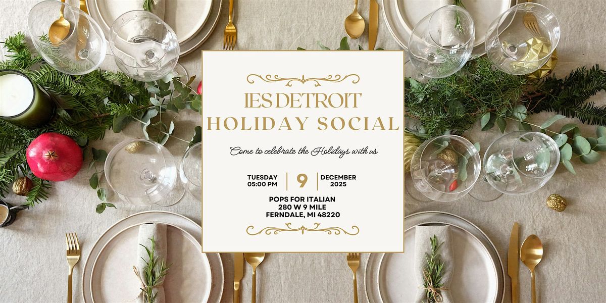 IES DETROIT HOLIDAY SOCIAL