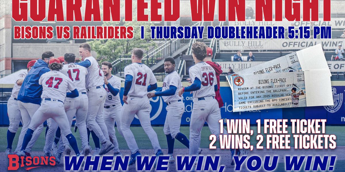 Buffalo Bisons vs. Scranton Wilkes-Barre RailRiders