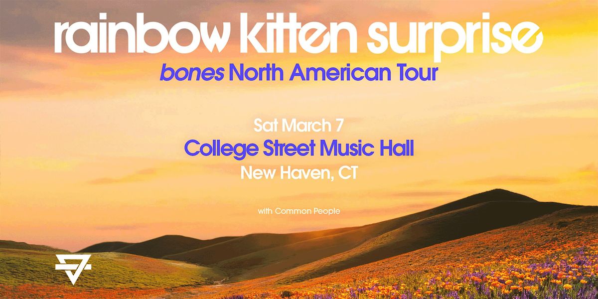 Rainbow Kitten Surprise: bones North American Tour