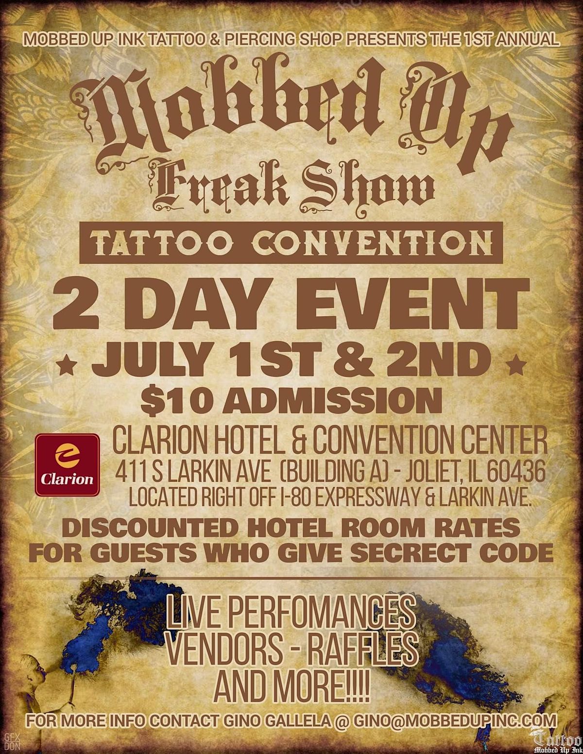 1st Annual Mobbed Up Ink Tattoo Convention And St Jude Fundraiser 