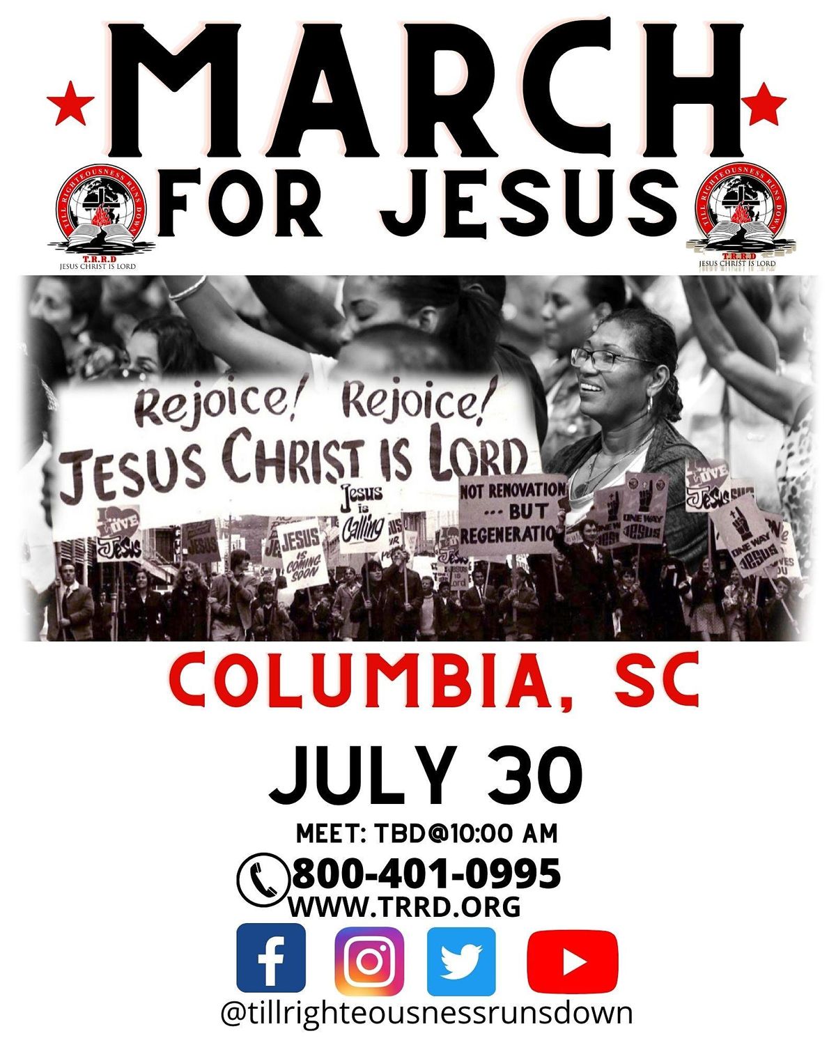 March for Jesus\/Rally & Healing Crusade