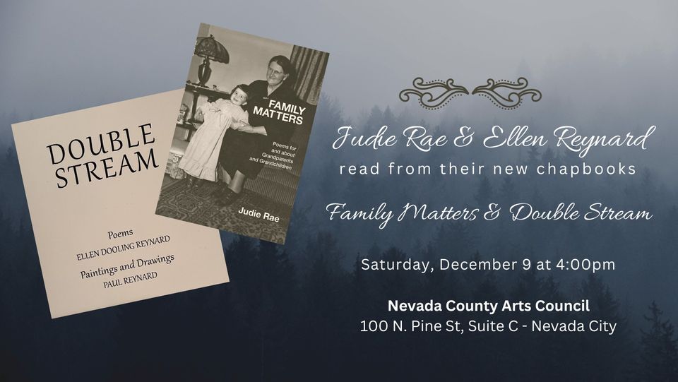 Judie Rae & Ellen Reynard - a poetry reading | Nevada County Arts ...