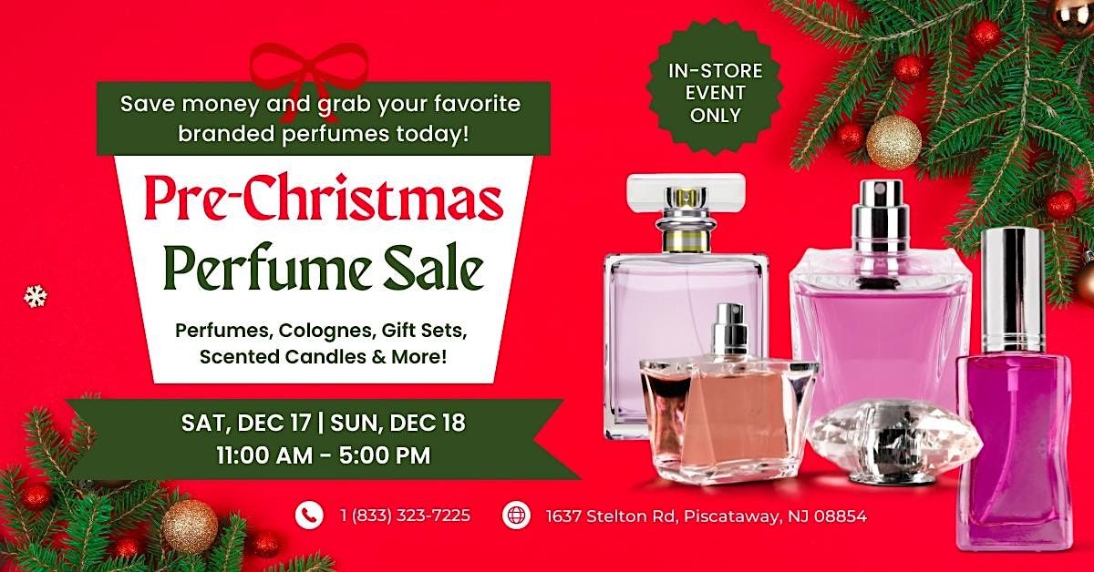 Christmas Perfume Warehouse Sale All Perfumes up to 80 discount