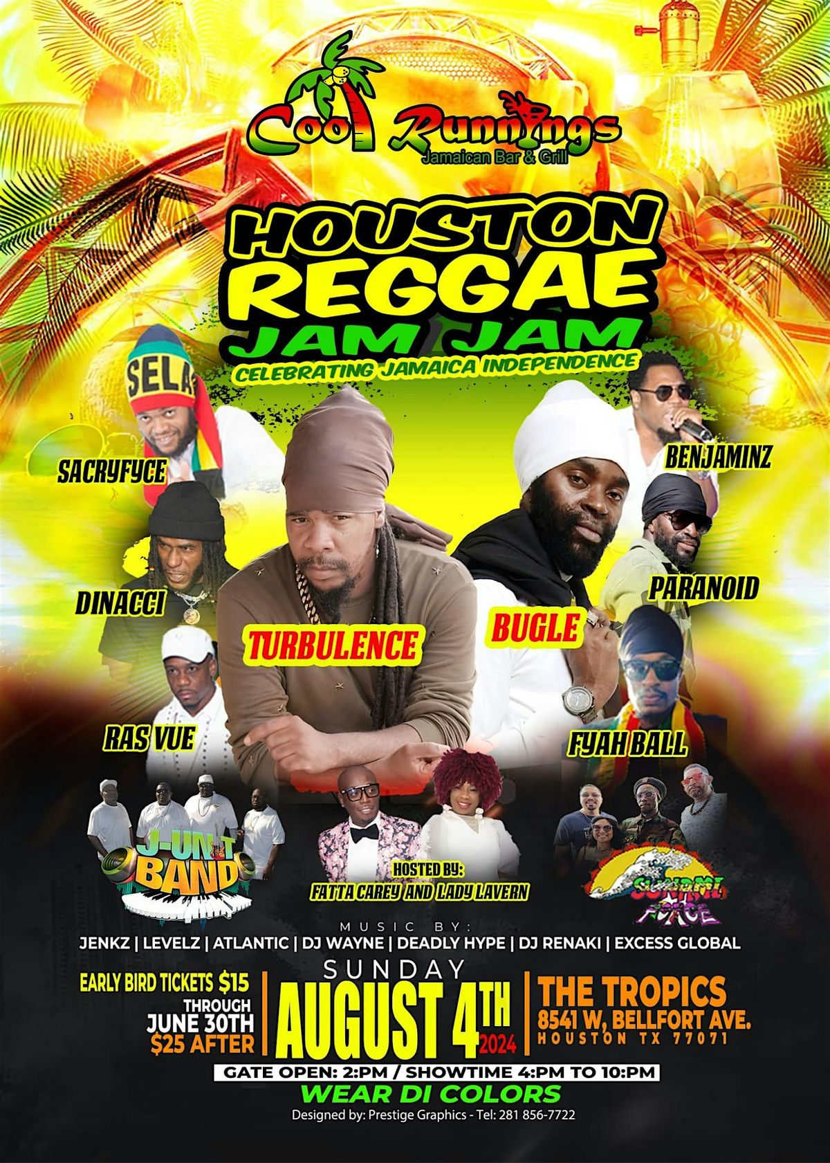 HOUSTON REGGAE JAM JAM 2024 | 8541 W Bellfort Ave, Houston, TX | August ...