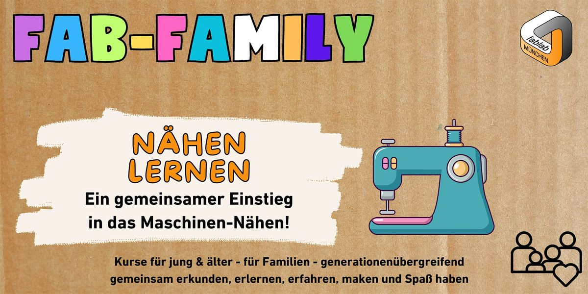 FabLabKids: FabFamily - N\u00e4hen lernen!