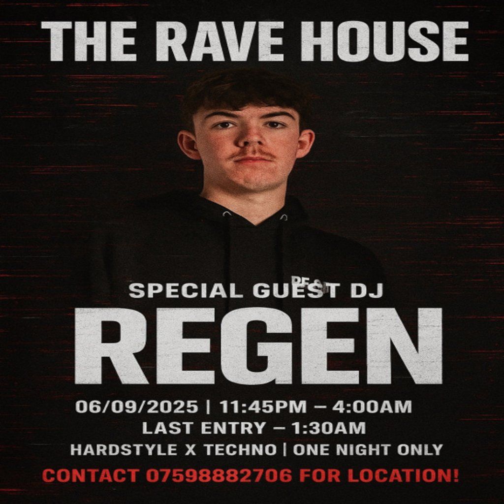 DJ REGEN - RAVE HOUSE: Hardstyle X Techno Takeover