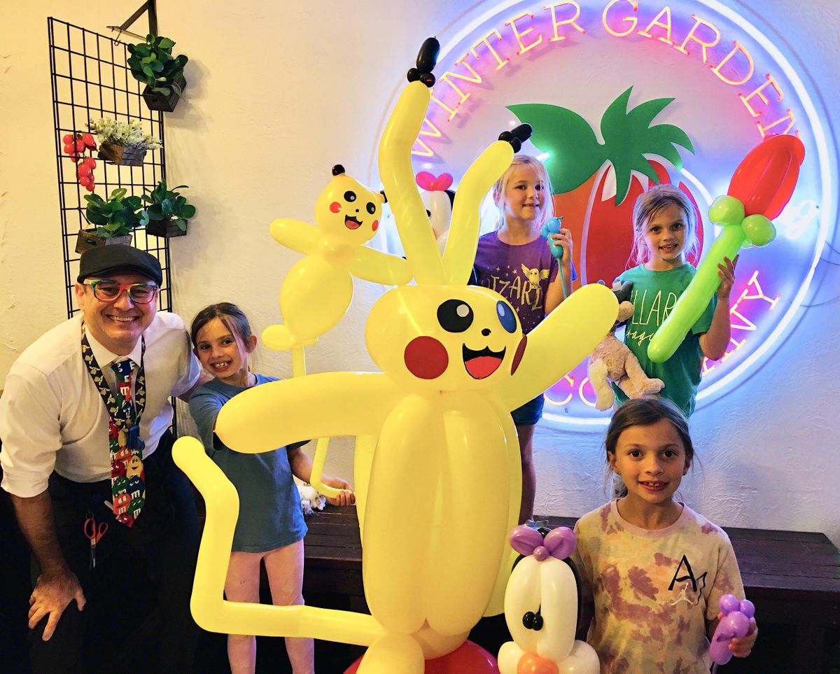 Spring into Fun with Balloon Twisting Winter Garden Pizza