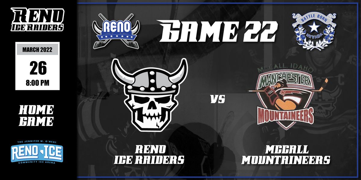 Reno Ice Raiders vs McCall Mountaineers