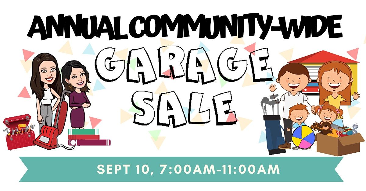 2022 Fall season Community Wide Garage Sale_Sept 10 Your driveway