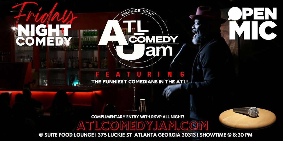 Open Mic Comedy this Friday @ Suite Food Lounge