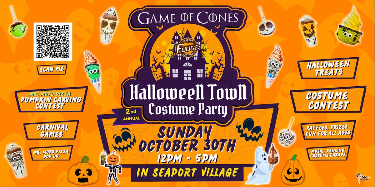 Game Of Cones Halloween Town Costume Party. Seaport Village, San