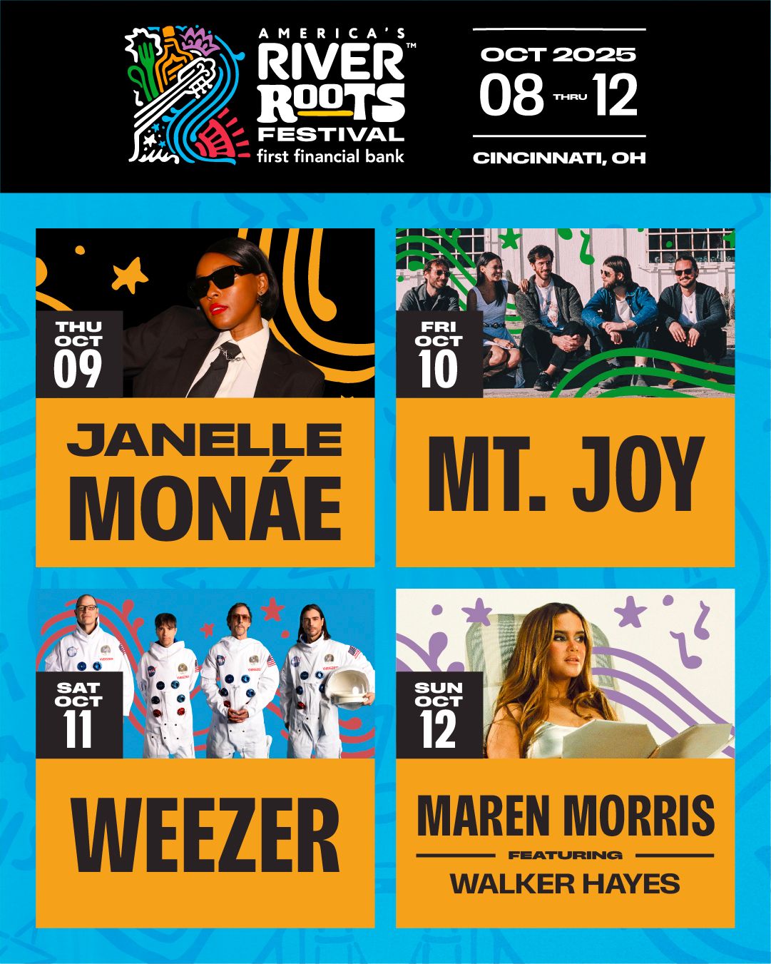 Americas River Roots Festival - Sunday at Smale Riverfront Park