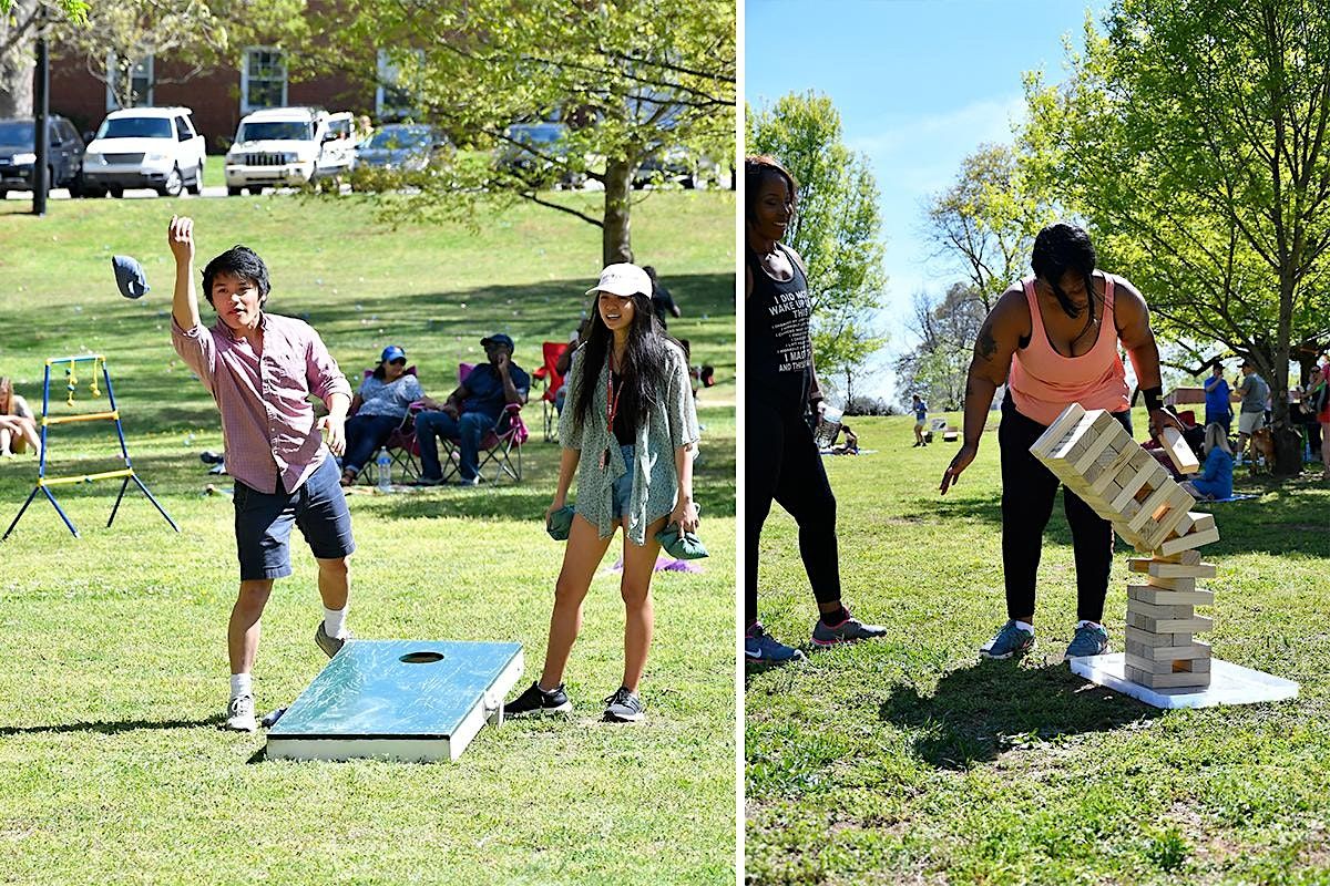 Recess All Grown Up Dorothea Dix Park Flowers Field, Raleigh, NC