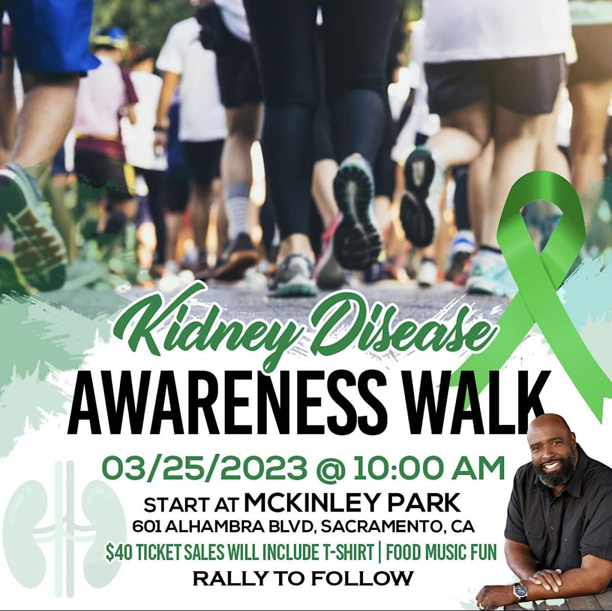 Kidney Awareness Walk at McKinley Park, Sacramento on 25th March, 2023