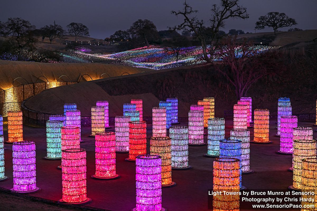 Bruce Munro: Light at Sensorio, Saturday 12\/17\/22