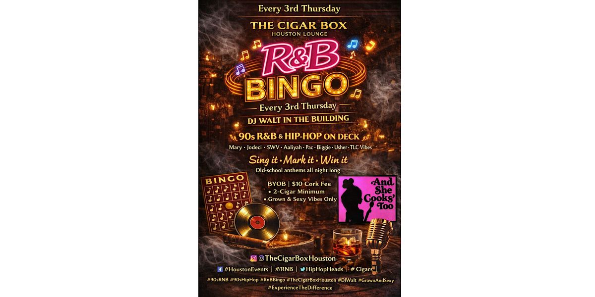 R&B and Hip Hop Bingo