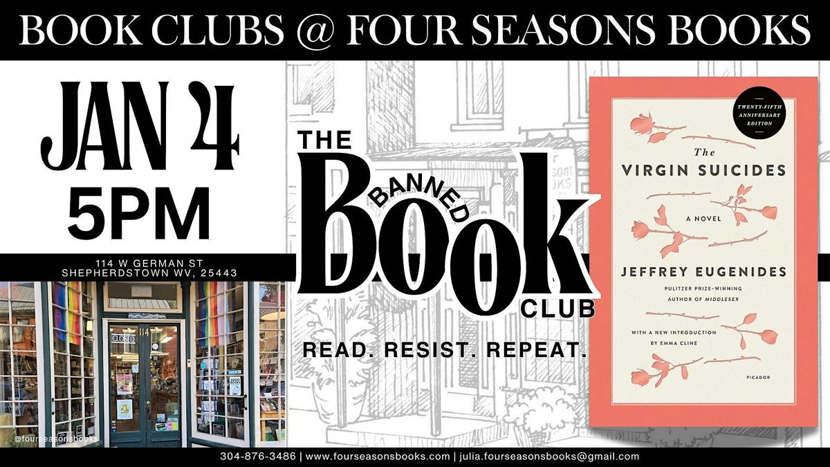 The Banned Book Club: The Virgin Suicides by Jeffrey Eugenides