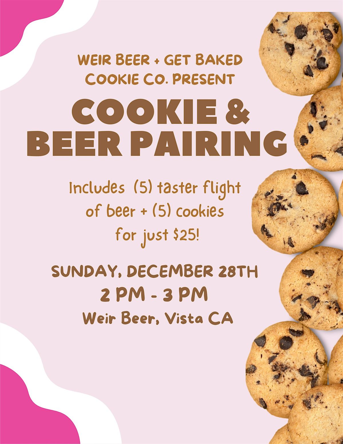 Cookie and Beer Tasting