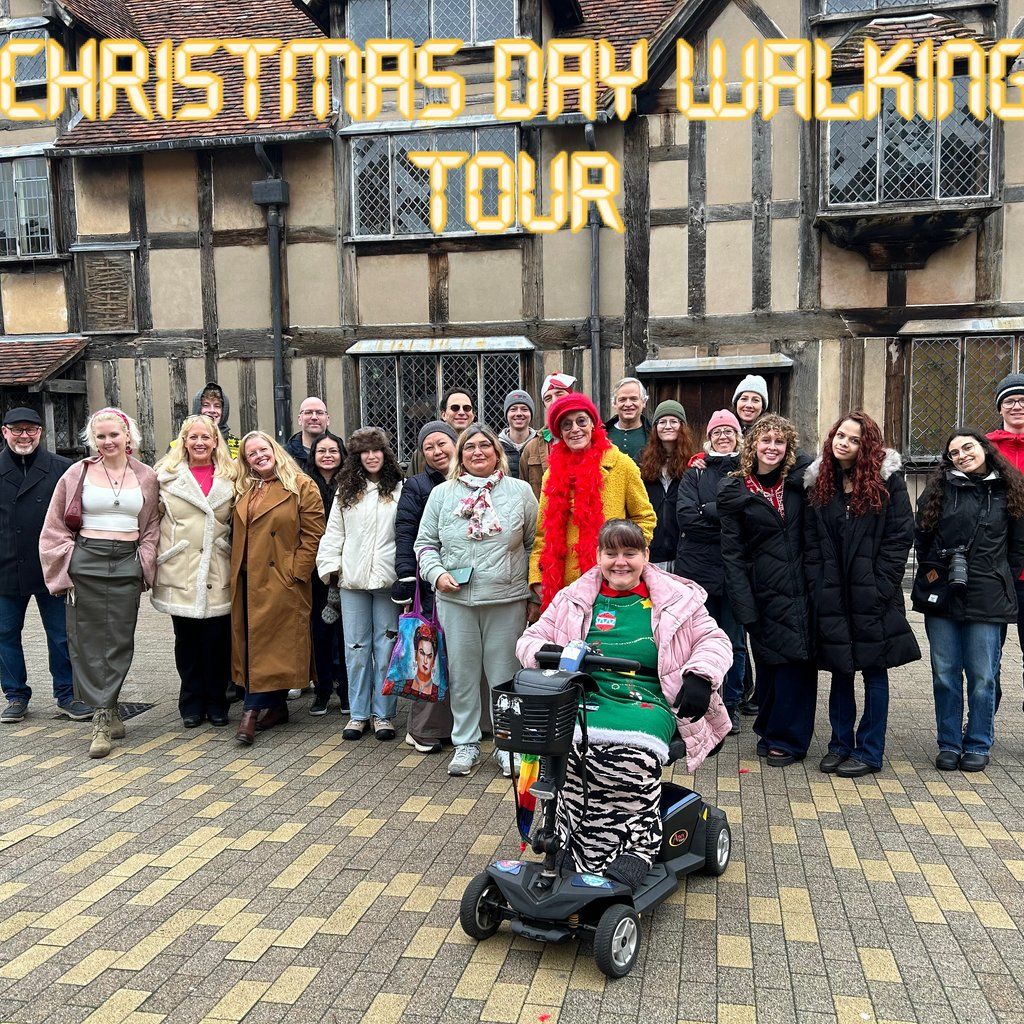 Christmas Day festive guided walking tour in Stratford upon Avon