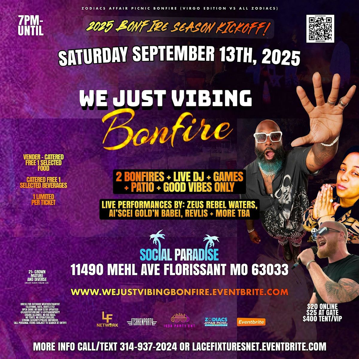 BONFIRE ZODIACS AFFAIR PICNICBONFIRE (VIRGO EDITION)