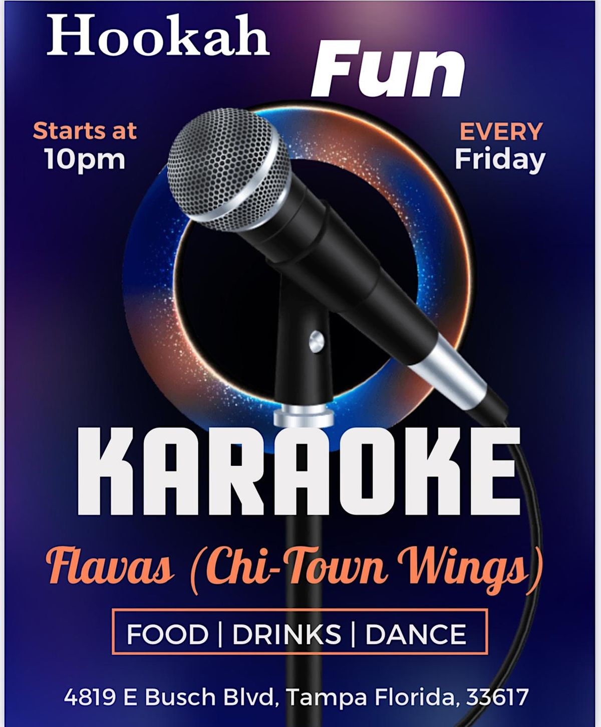 Karaoke Fridays at the Best Chicken Joint in town