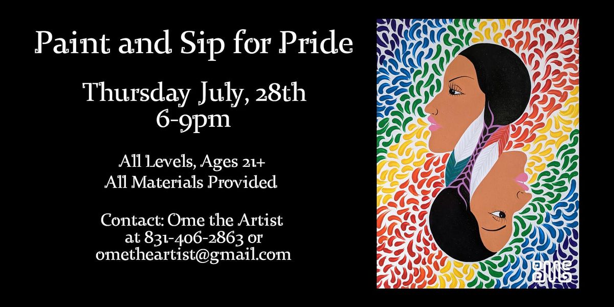 Paint and Sip for Pride Fruition Brewing, Watsonville, CA July 28, 2022