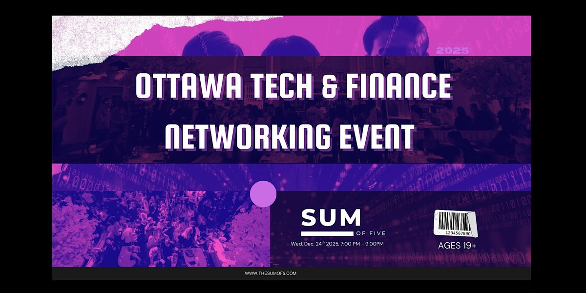 Ottawa Tech & Finance Networking Event